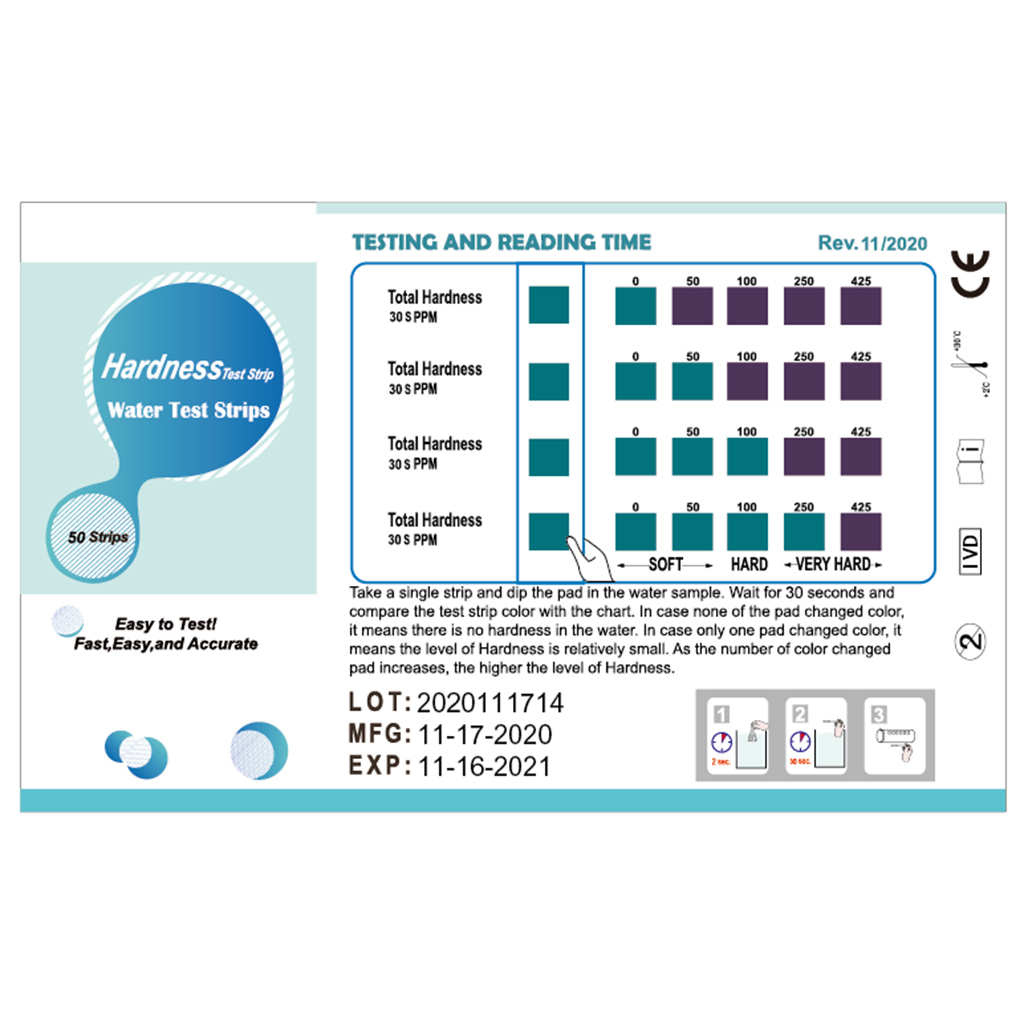 Water Complete Hardness Test S - đánh giá và giá Spa Wellness Usa