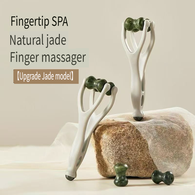 1pc Natural Jade Finger Massag - đánh giá và giá Spa Wellness Usa